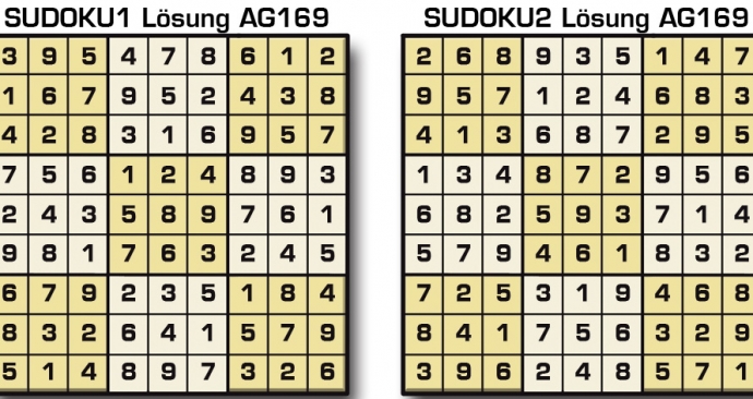 Sudoku Lösung AG169