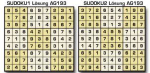 Sudoku Lösung AG193