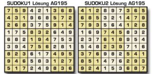 Sudoku Lösung AG195