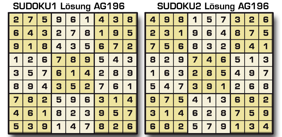 Sudoku Lösung AG196
