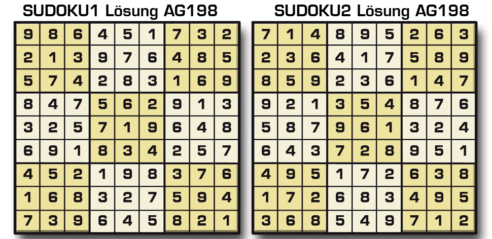Sudoku Lösung AG198