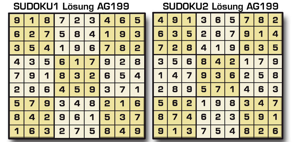 Sudoku Lösung AG199