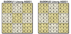 Sudoku Lösung AG 201