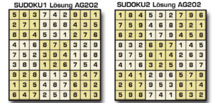 Sudoku Lösung AG 202