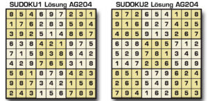 Sudoku Lösung AG 204