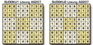 Sudoku Lösung AG 207