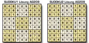 Sudoku Lösung AG 209