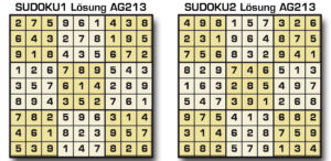 Sudoku Lösung AG 213