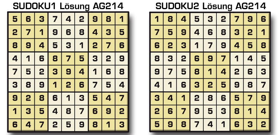 Sudoku Lösung AG 214