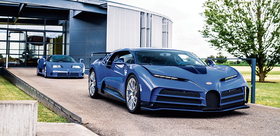 Bugatti Centodieci: Einer von zehn in blau