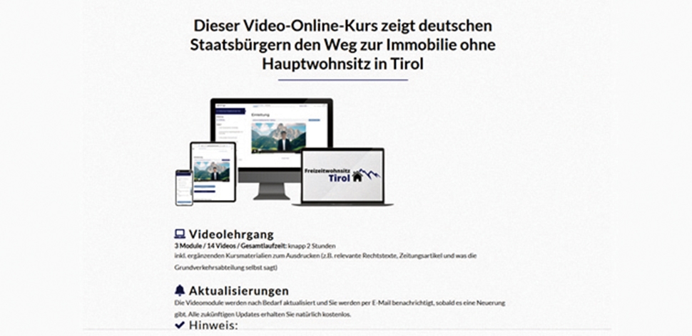 Freizeit-Wohnsitz – kein Problem?