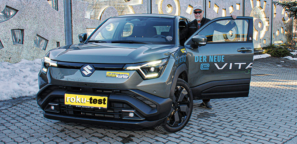 Der brandneue SUZUKI E-VITARA im Härte-Test