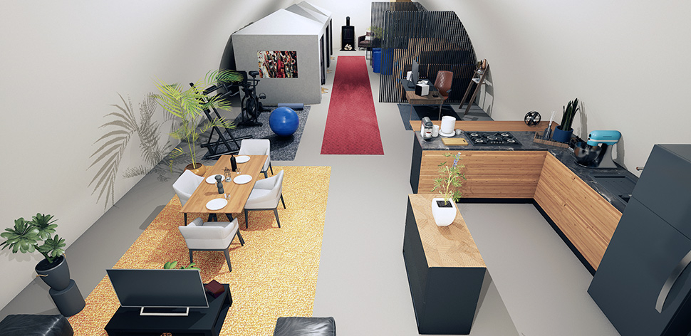 Luxus-Bunker der Super-Reichen