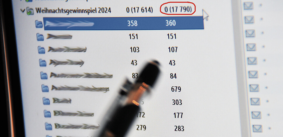 18.350 Zuschriften: Verlosung sprengt alle Rekorde!