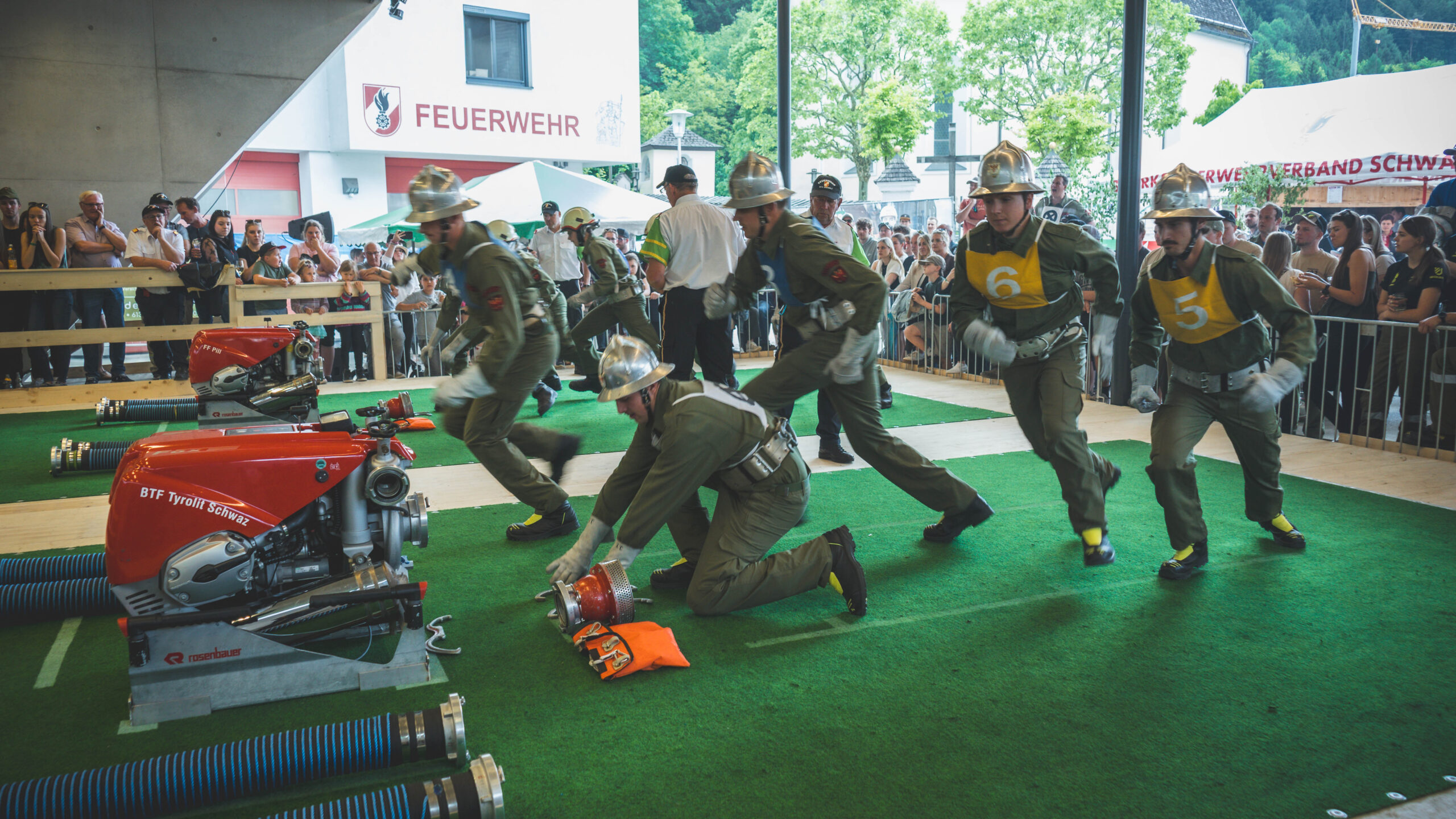 Feuerwehrsport & Großübung fordern Florianis