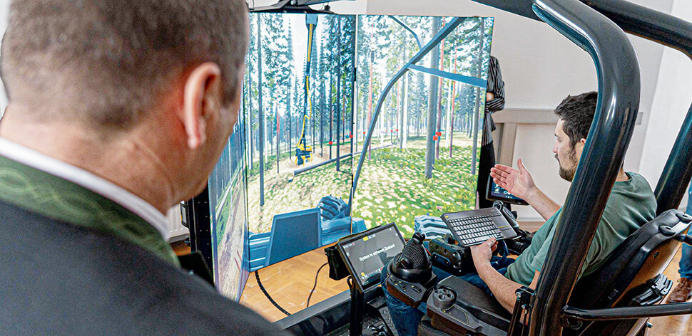 Virtuelles Training für die Forstausbildung