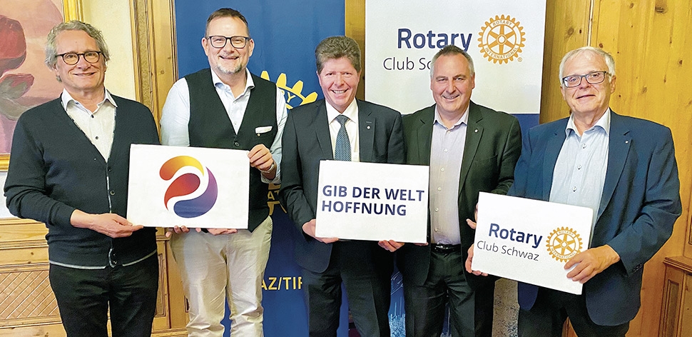 Rotarier: Moser übergibt an Reiter