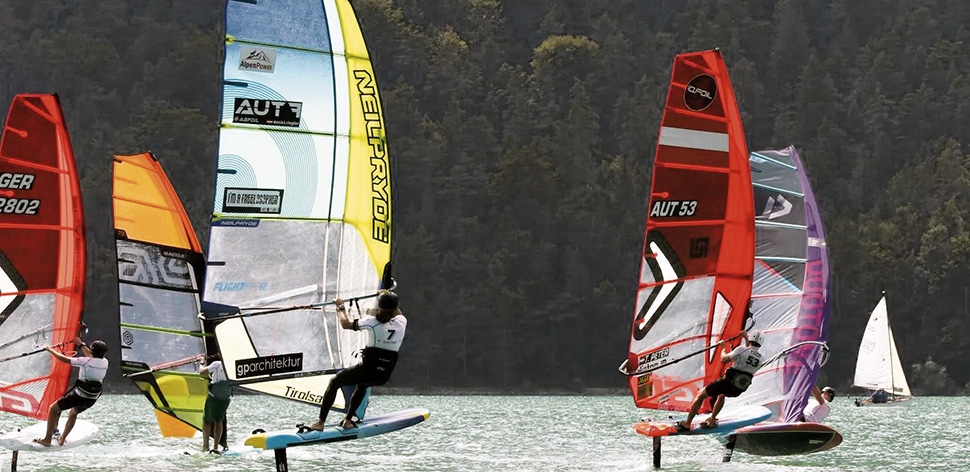 Achensee: ÖM IQ-Foil und Windsurfen