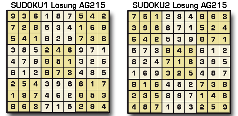 Sudoku Lösung AG 215