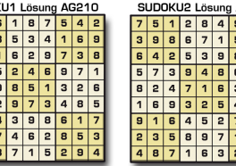 Sudoku Lösung AG 210