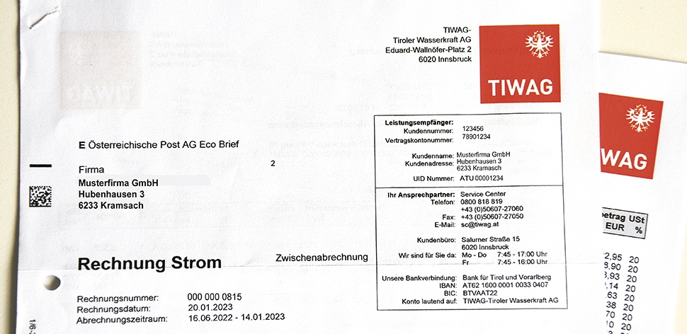 TIWAG: Hohe Preise, keine Jahres-Rechnung…