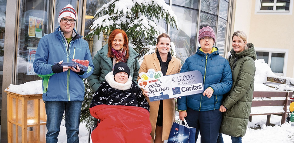 SPAR: 5.000,– EURO für Caritas