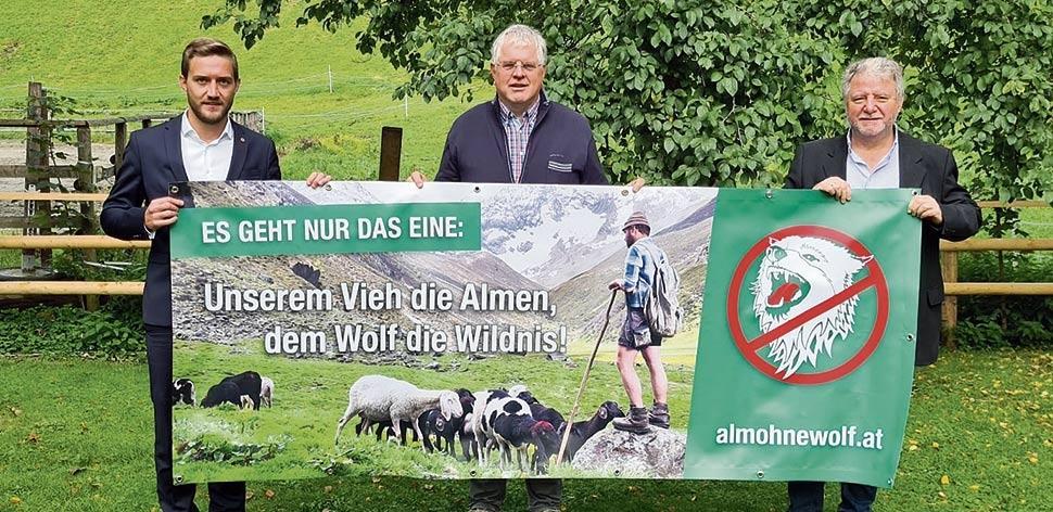 Mainusch: „Der Wolf hat keinen Platz mehr in Tirol!“