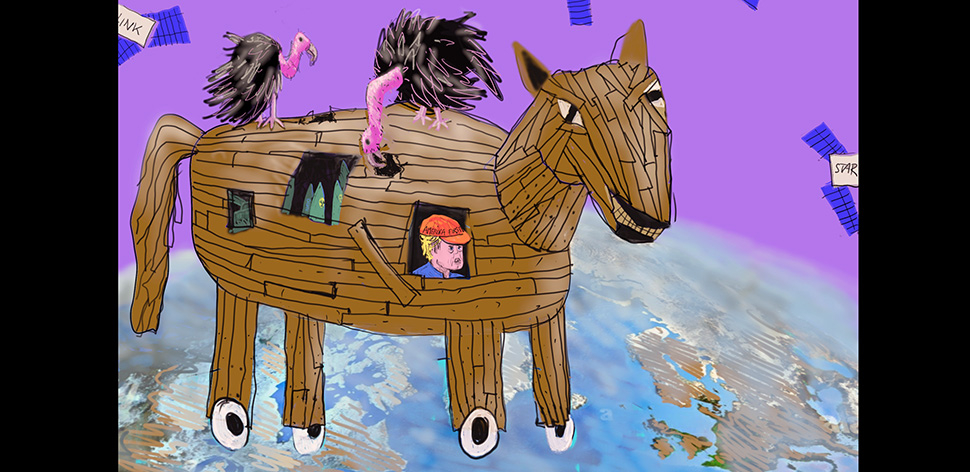 Artberg und das Trojanische Pferd