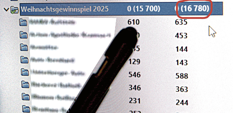 Fast 17.200 Zuschriften bei ROKU Weihnachtsverlosung