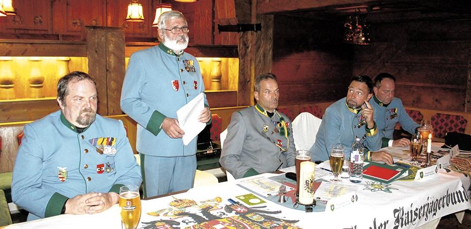 Kirchbichl: JHV Tiroler Kaiserjäger