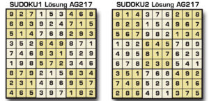 Sudoku Lösung AG 217