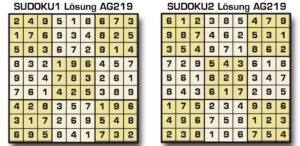 Sudoku Lösung AG 219