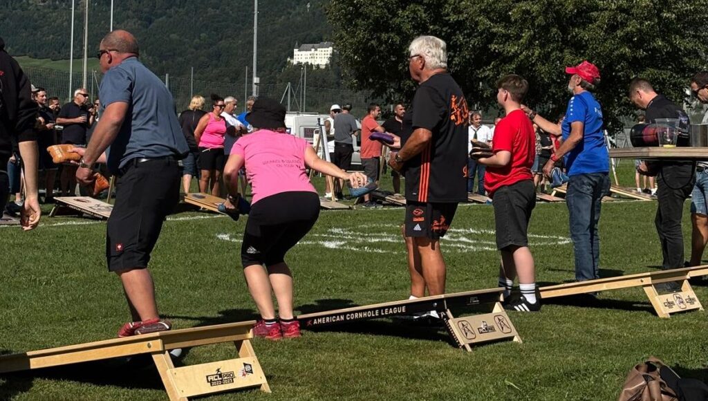 Cornhole-Spaß in St. Margarethen